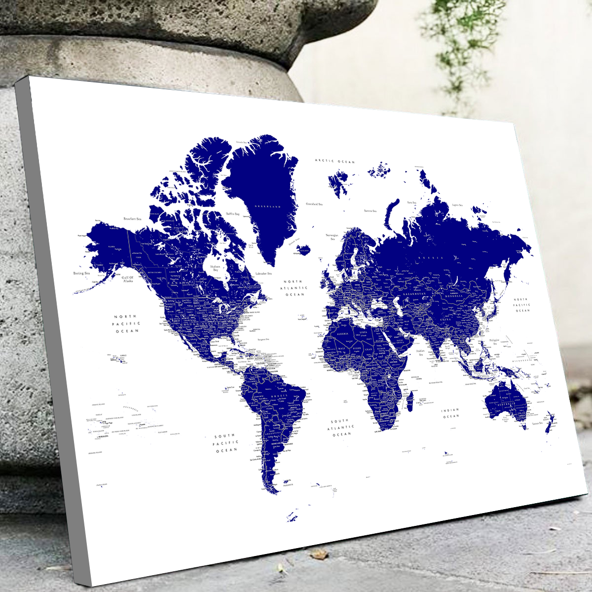 Exquisite World Map 21 Wall Art for Home Decor