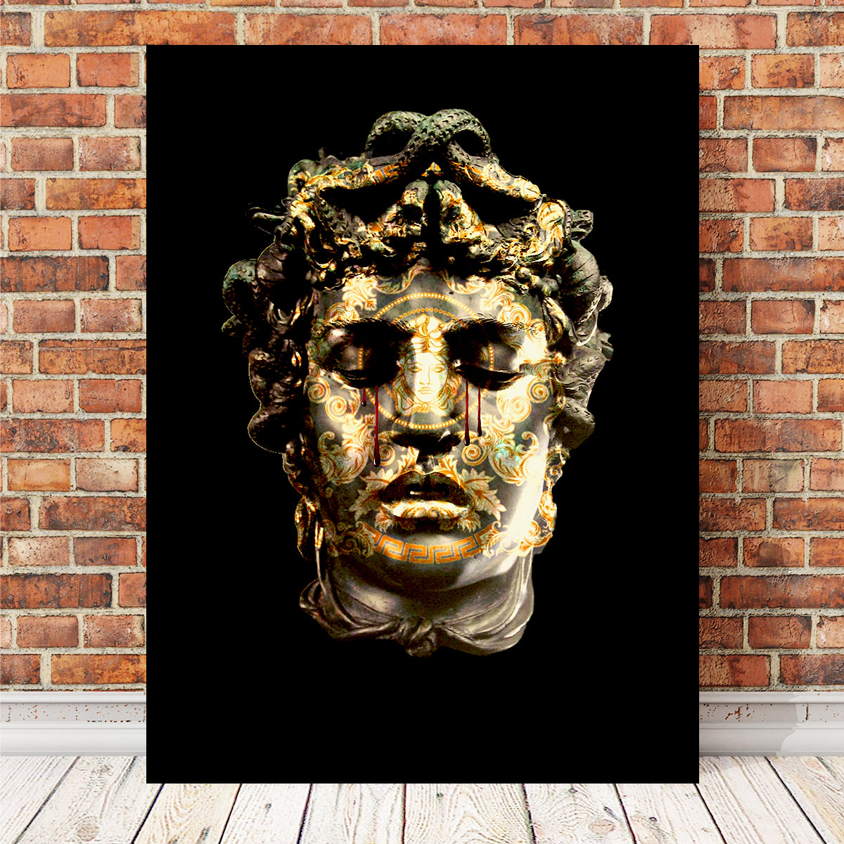 Stunning Versace Tears Wall Art by TJ