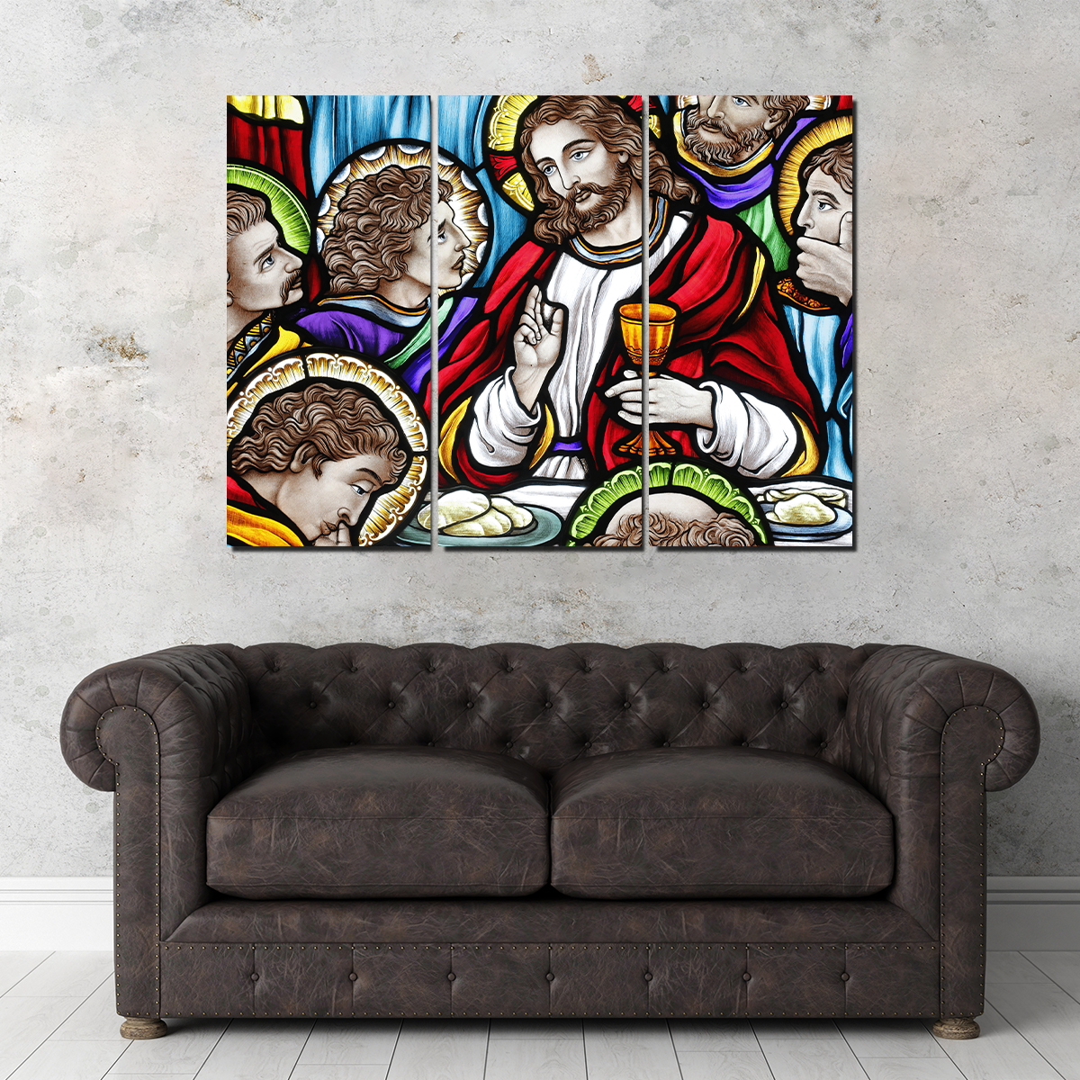 Exquisite Last Supper Canvas Print