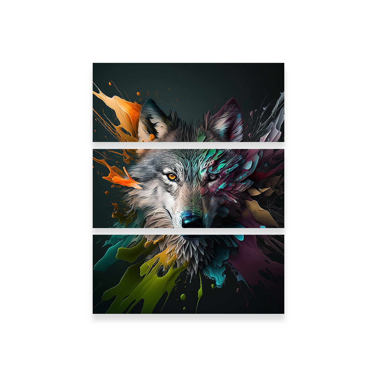 Stunning Wolf Portrait Wall Art by Jennifer Hotai