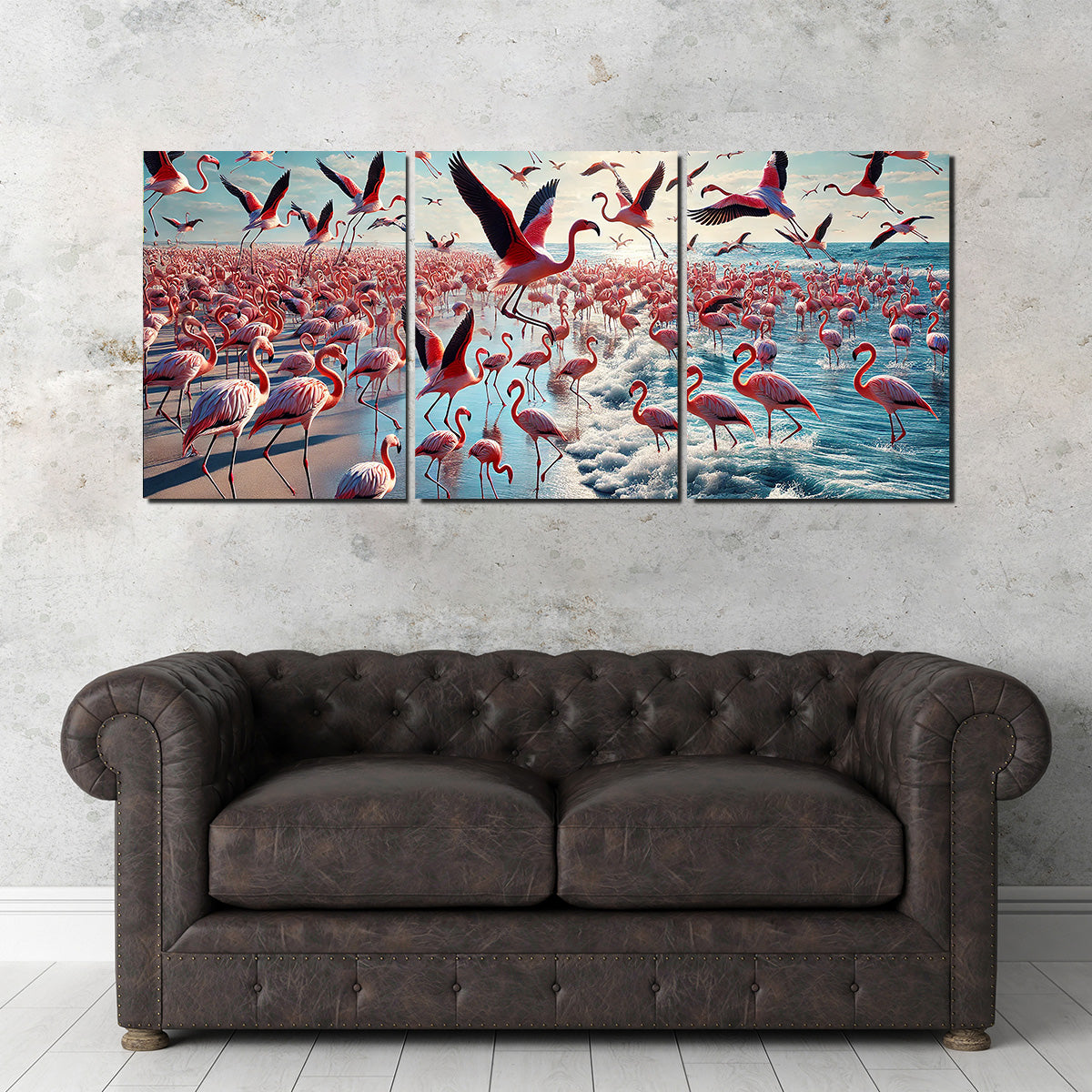 Stunning Flamingo Shore Wall Art for Your Decor