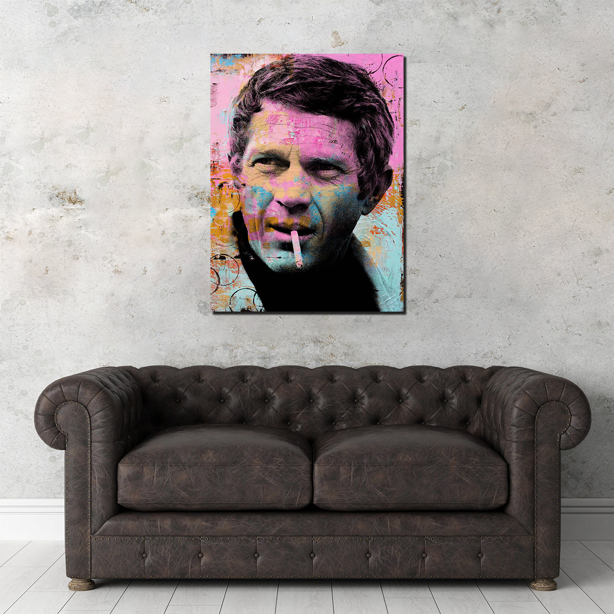 Authentic Steve McQueen Wall Art by Stephen Chambers
