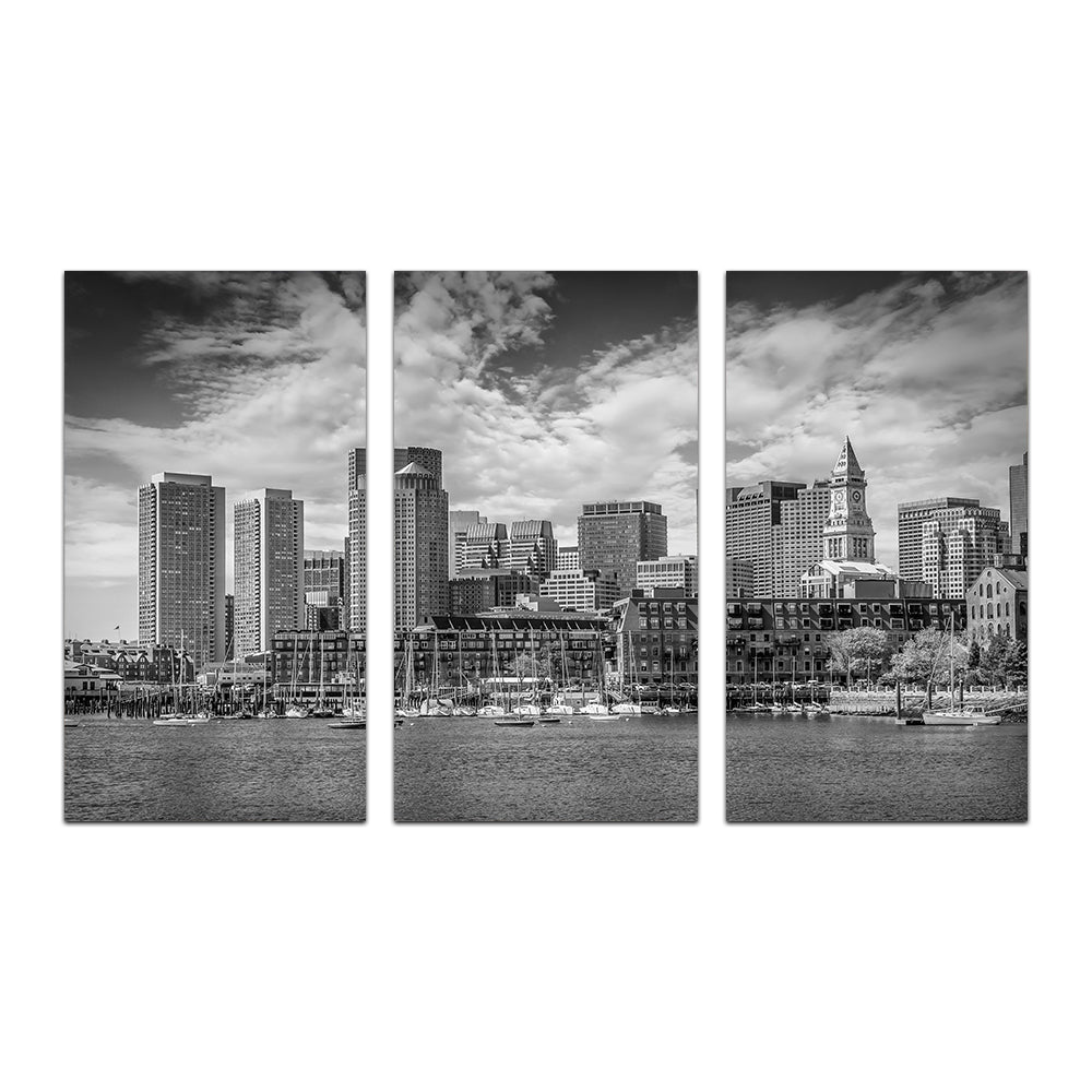 Stunning Boston Skyline North End Wall Art by Melanie Viola