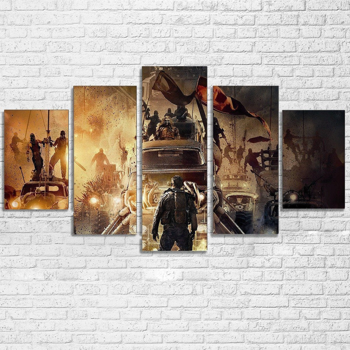 Stunning Mad Max 5 Piece Wall Art for Your Home Decor