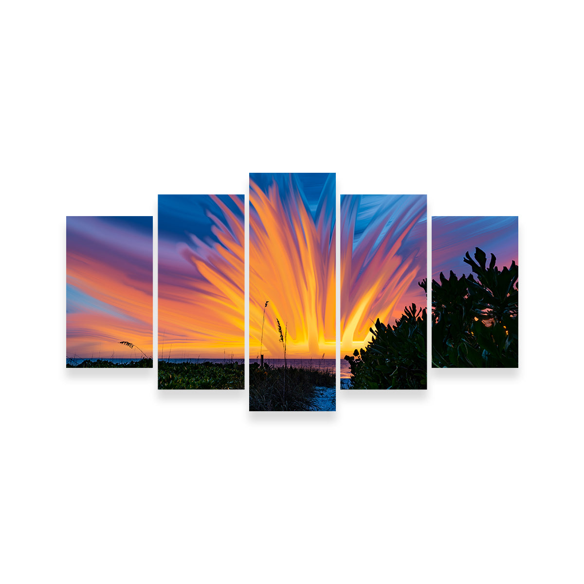 Stunning Fire Sky Wall Art by Eileen Rollin