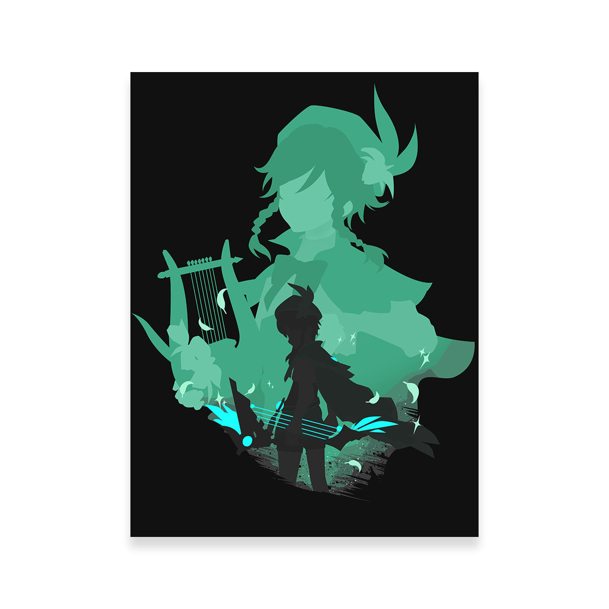 Venti Premium Wall Art by Amrisaurus