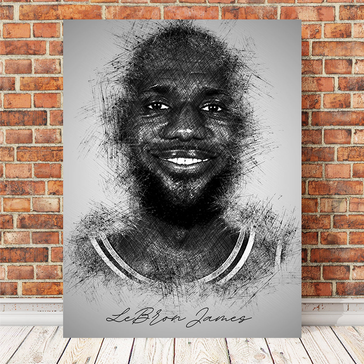 LeBron James Premium Wall Art for Basketball Fans