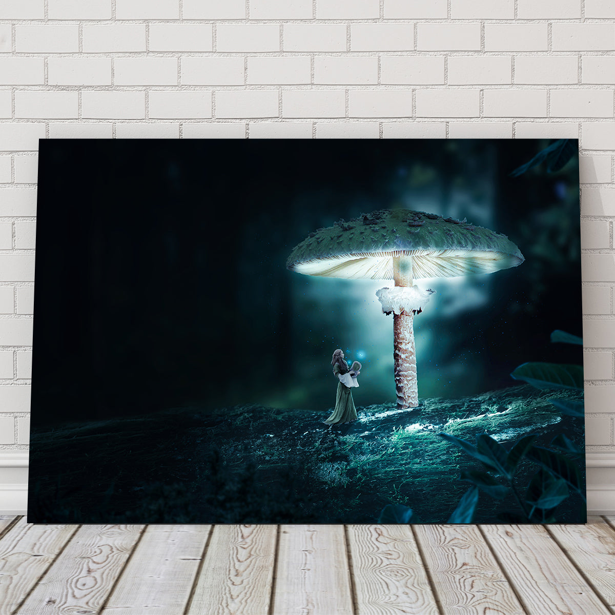 Stunning Mushrooms Wall Art by Milos