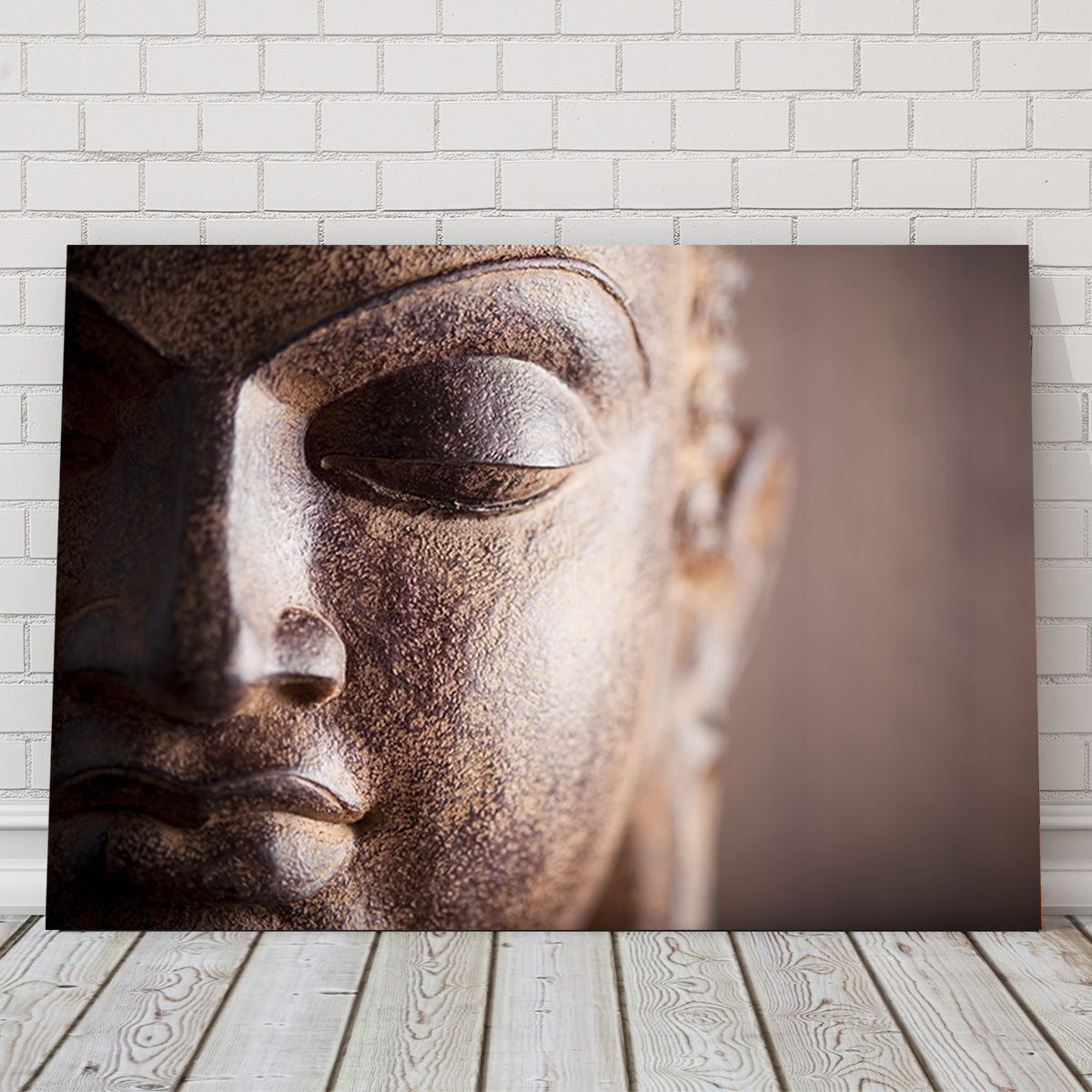 Exquisite Buddha's Head Canvas Print
