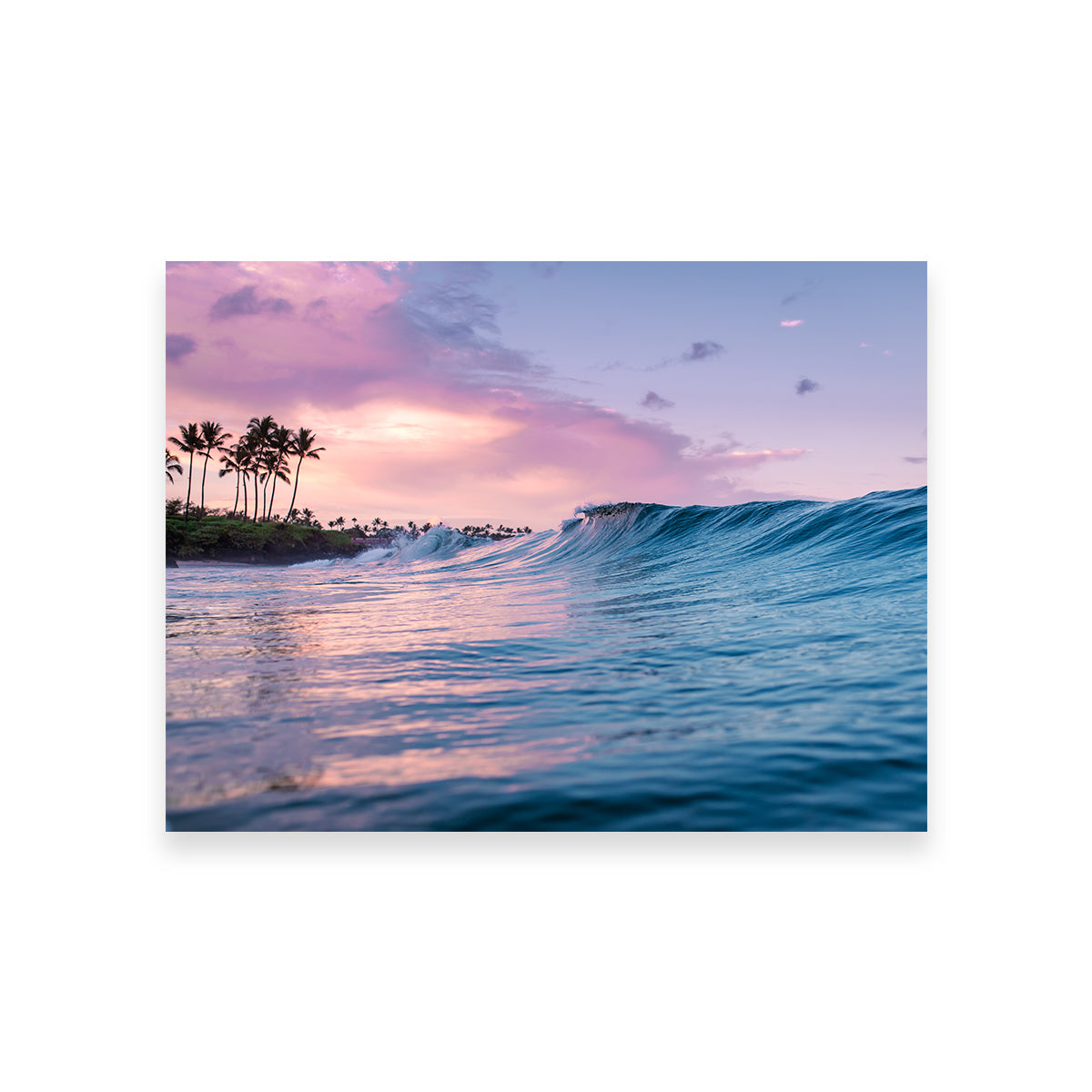 Gorgeous Sunrise Waves Wall Art by Lucas Moore