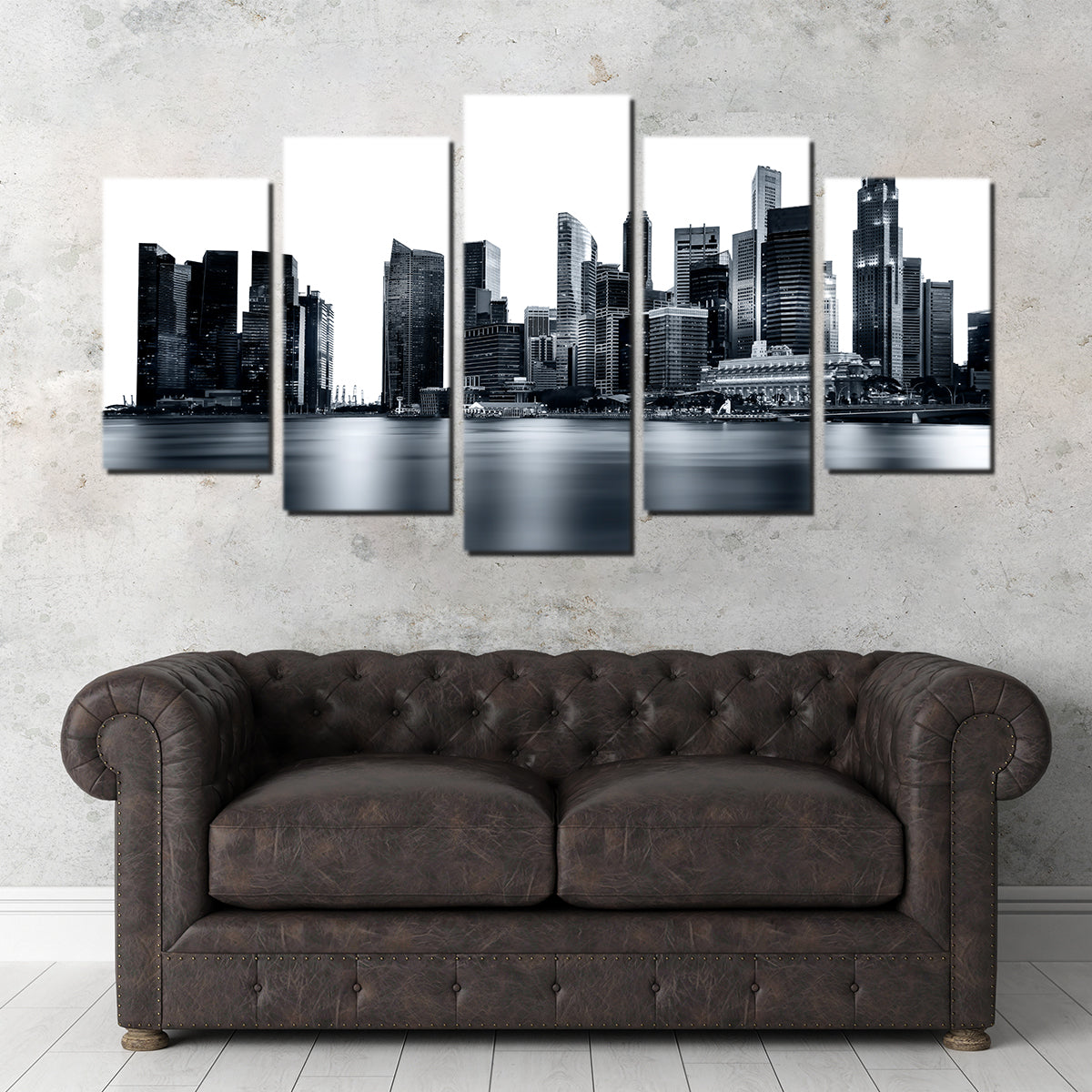 Stunning Marina Bay Wall Art by Manjik Pictures
