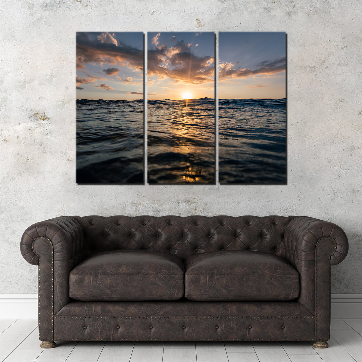 Stunning Sunset Ocean Wall Art by Lucas Moore