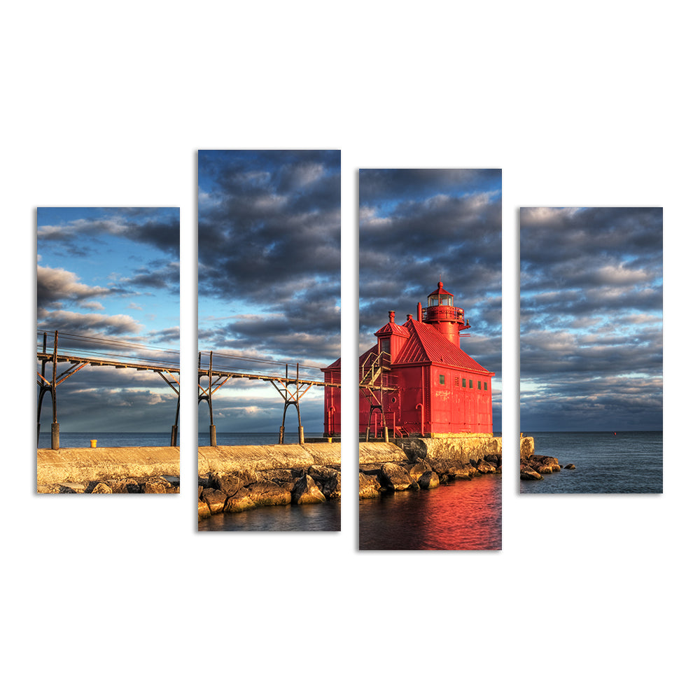Stunning Sturgeon Bay Lighthouse Wall Art for Your Home Decor