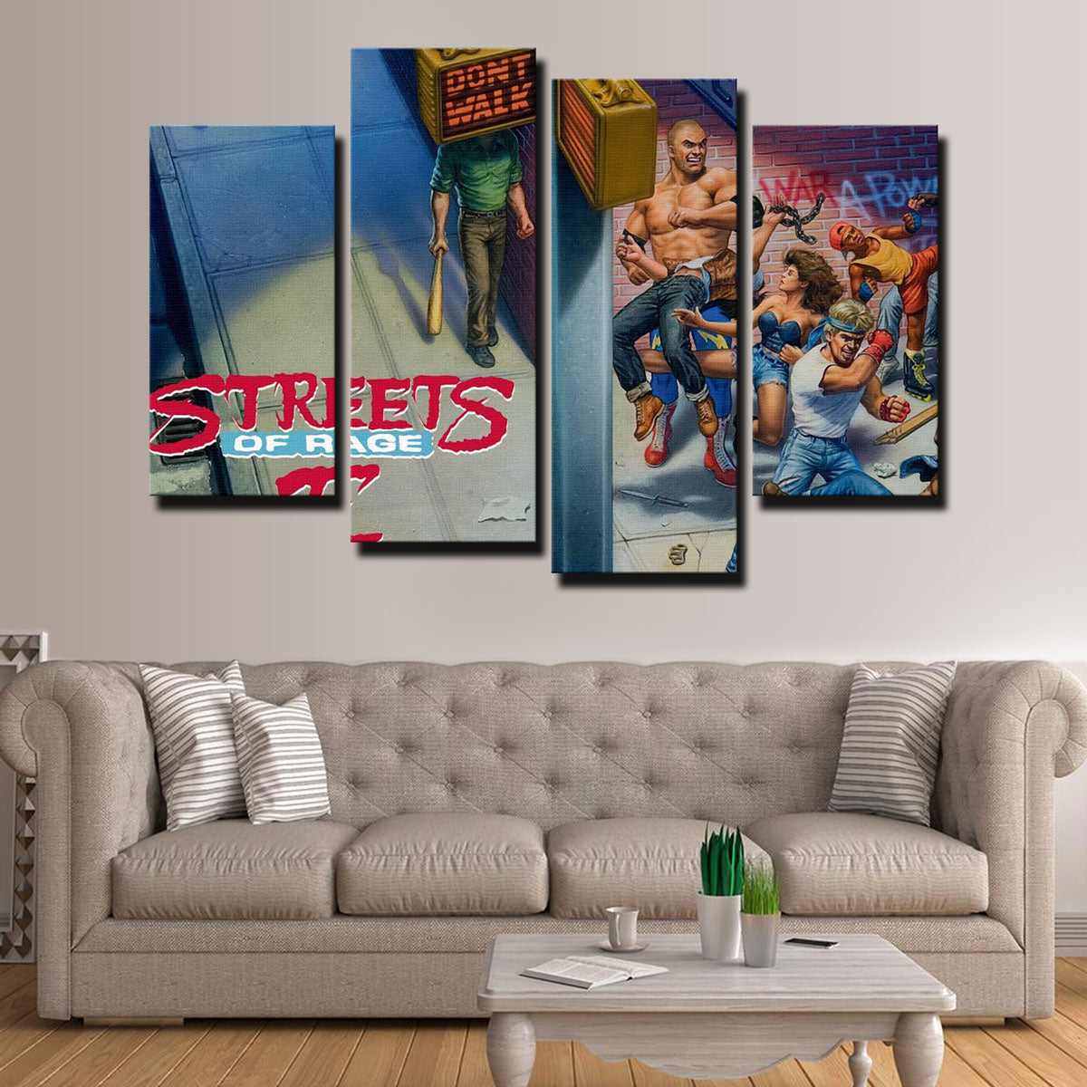 Stunning Streets of Rage 2 Wall Art for Gamers' Decor