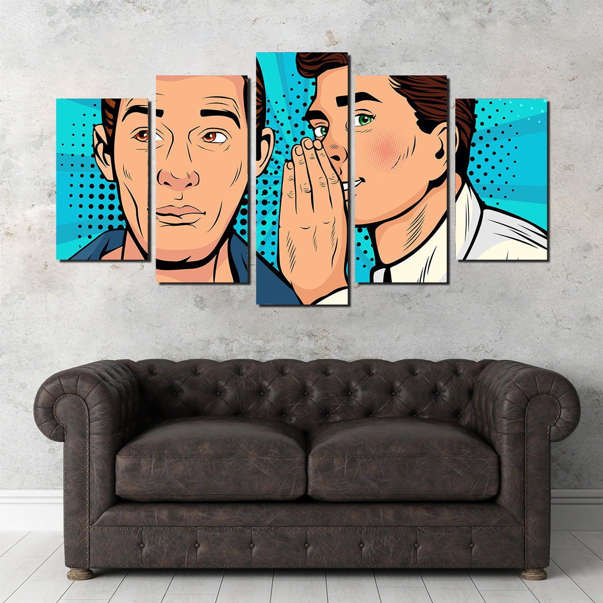 Captivating Comic Whisper Wall Art for Your Space