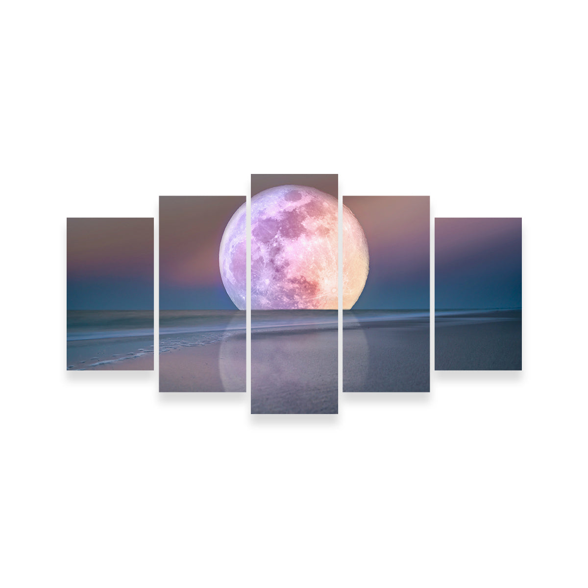 Stunning Moon Rise Wall Art by Eileen Rollin