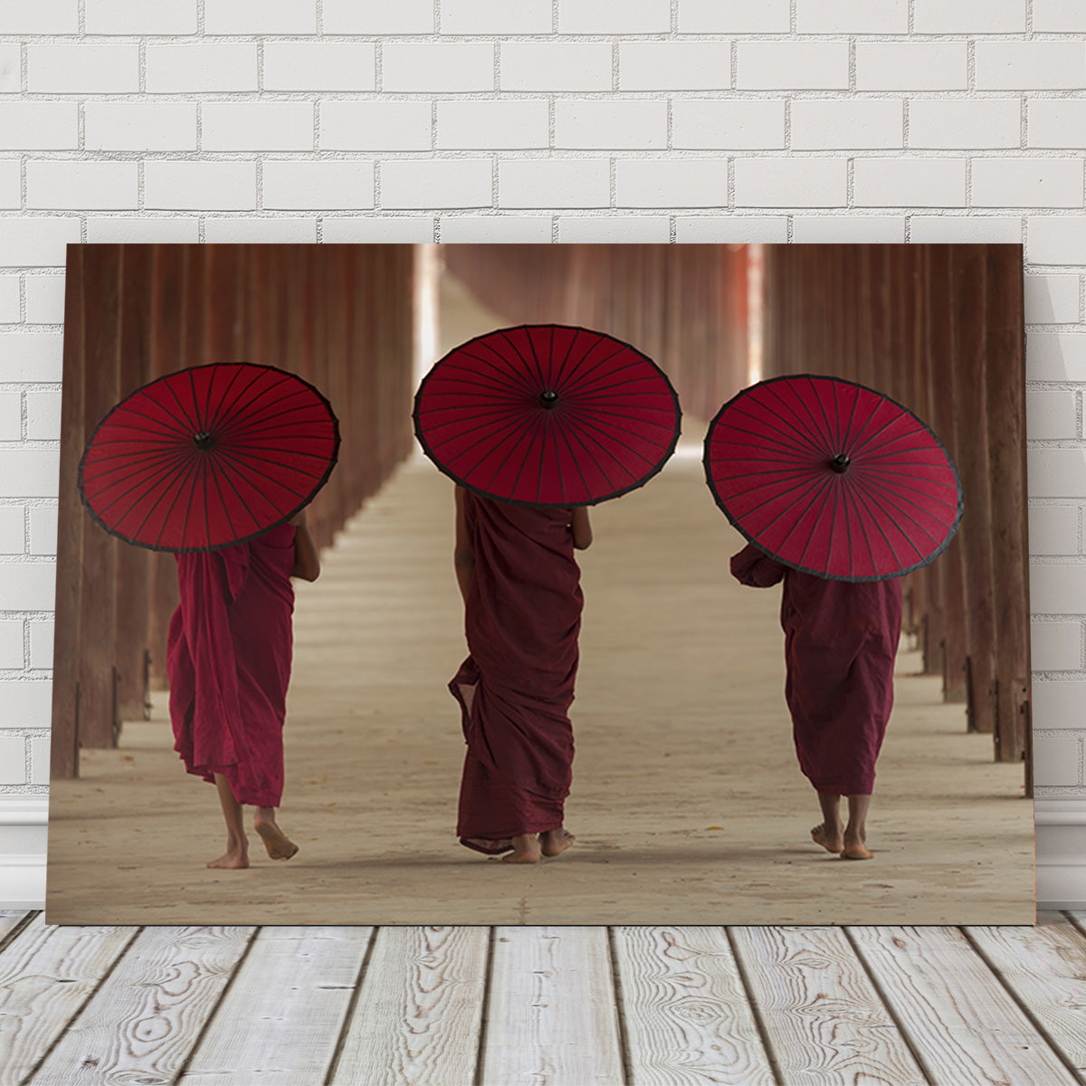 Exquisite Buddhist Monks Artwork from Burma