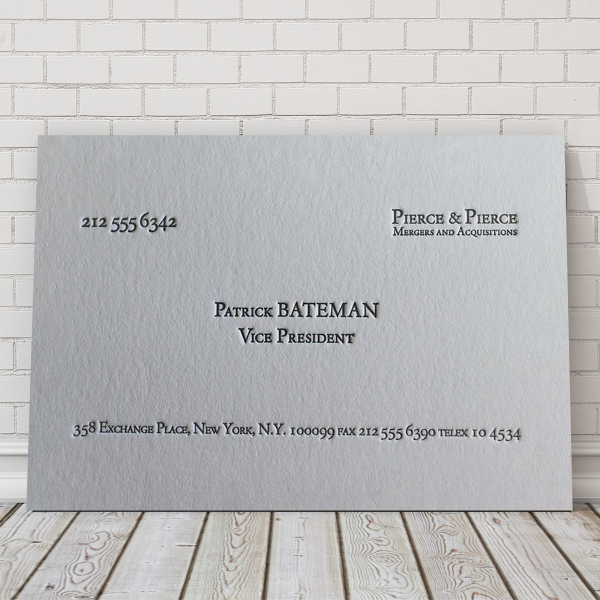 Stylish Business Card Wall Art for Office Decor