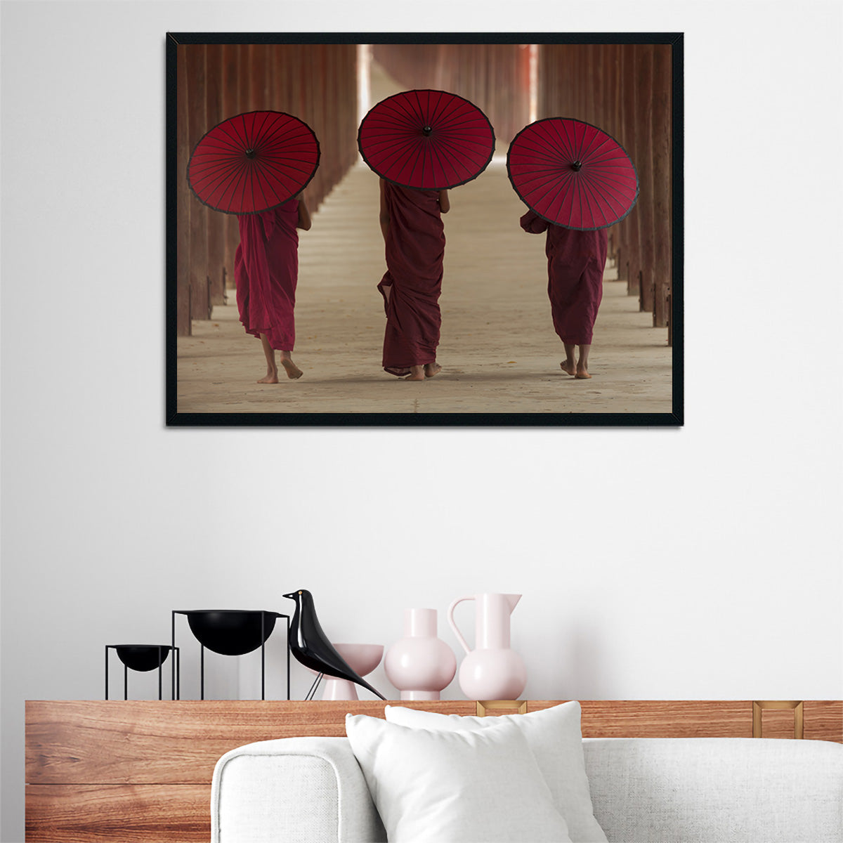 Exquisite Buddhist Monks Artwork from Burma