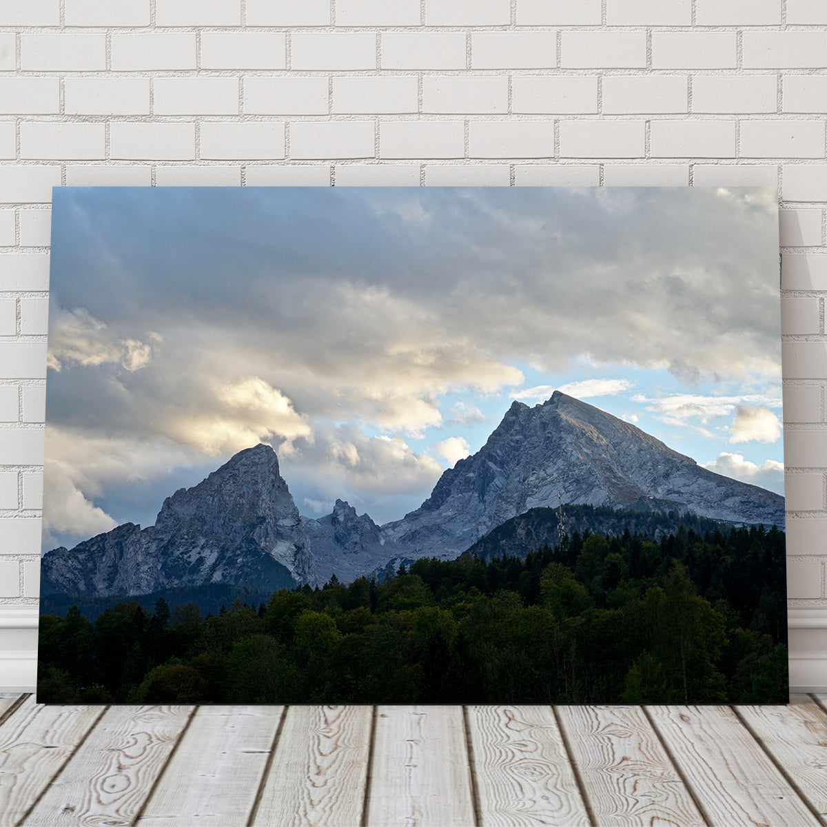 Stunning Watzmann Mountain Wall Art by David Campbell