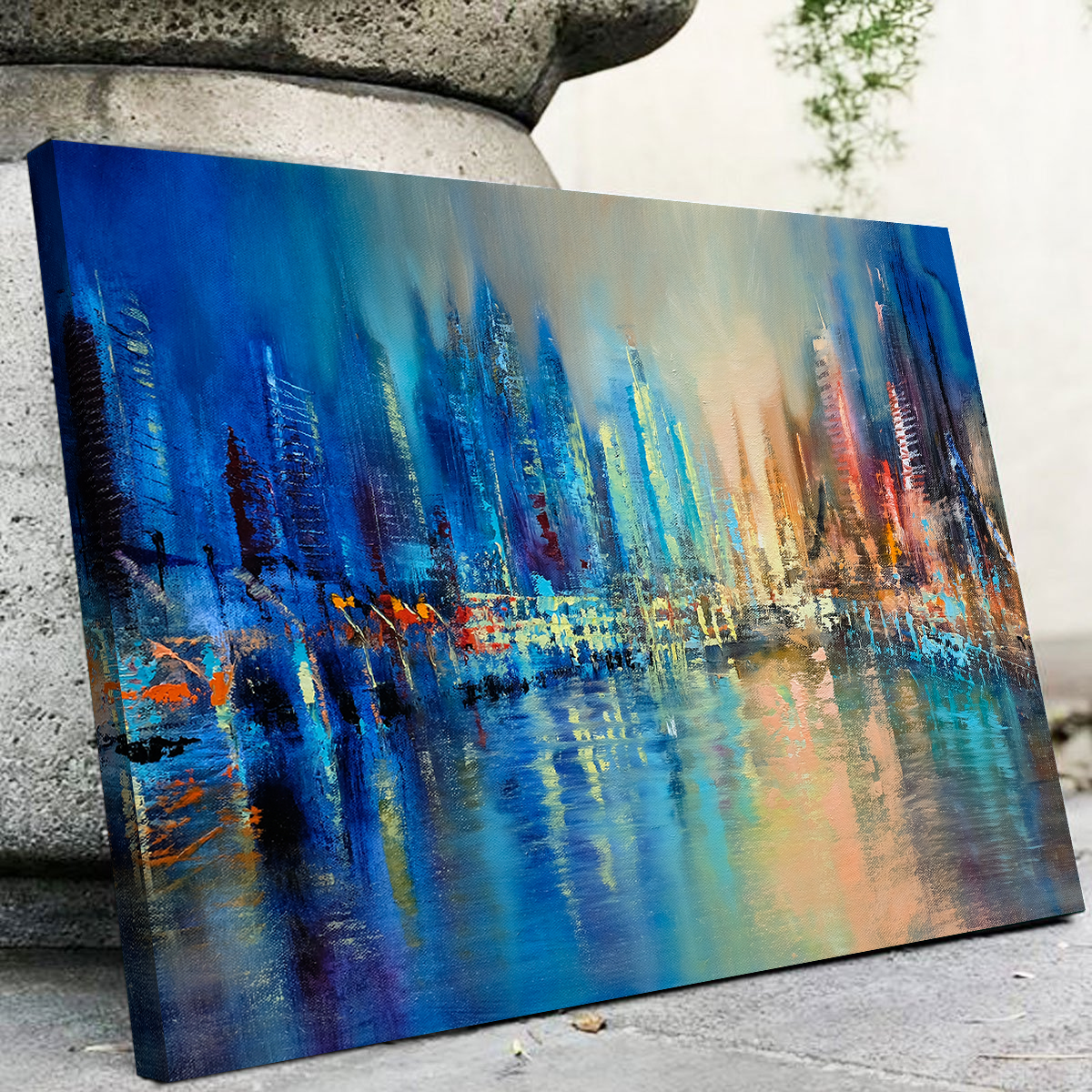 Exquisite The Town Wall Art by Annette Schmucker