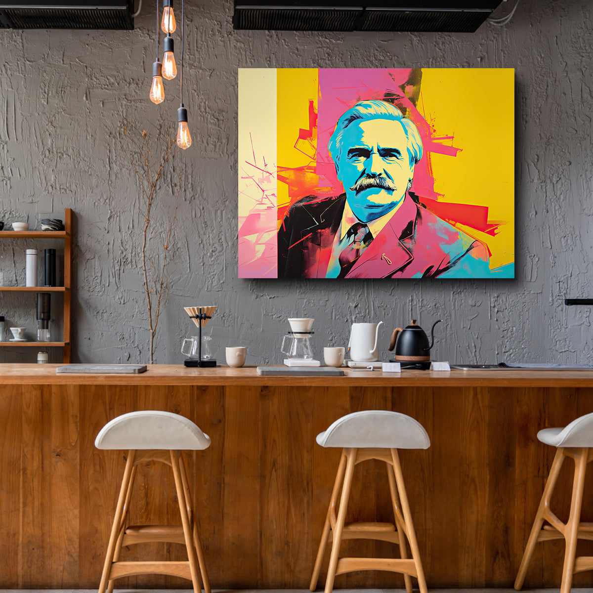 Lech Wałęsa - Stunning Warhol Style Wall Art for Your Home Decor