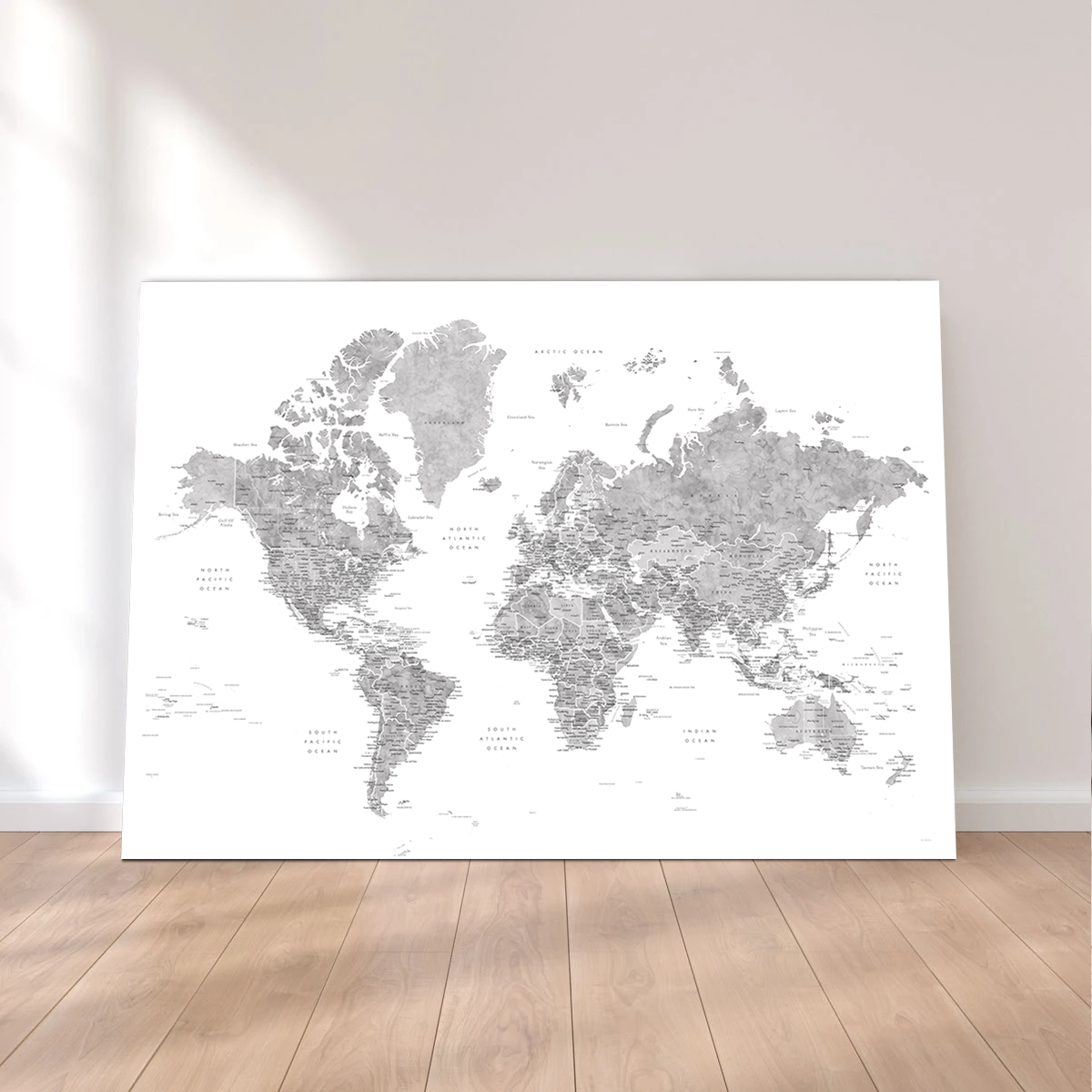 Stunning World Map 2 Wall Art for Your Home Decor