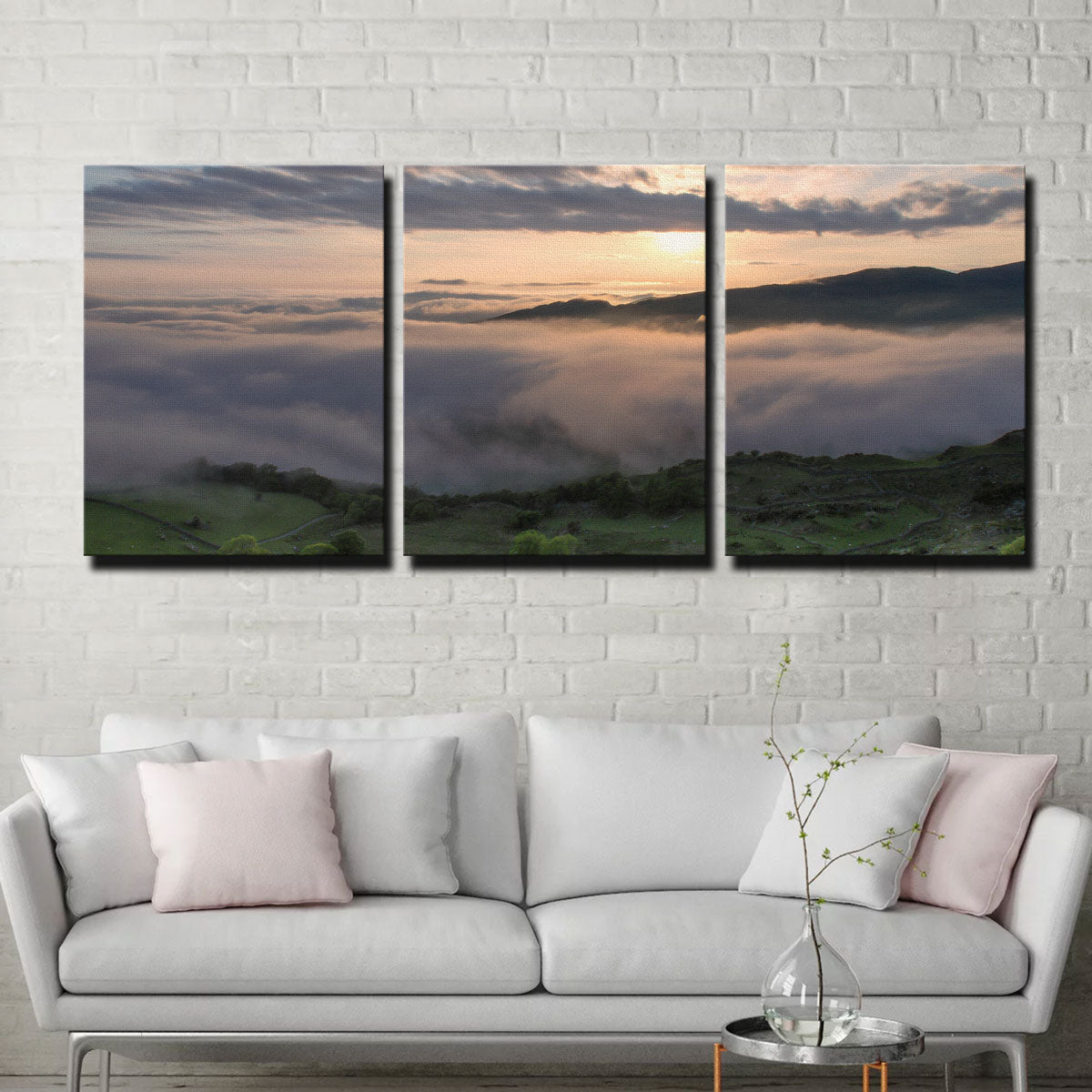 Stunning Fields of Snowdonia Wall Art by Mike Cotton
