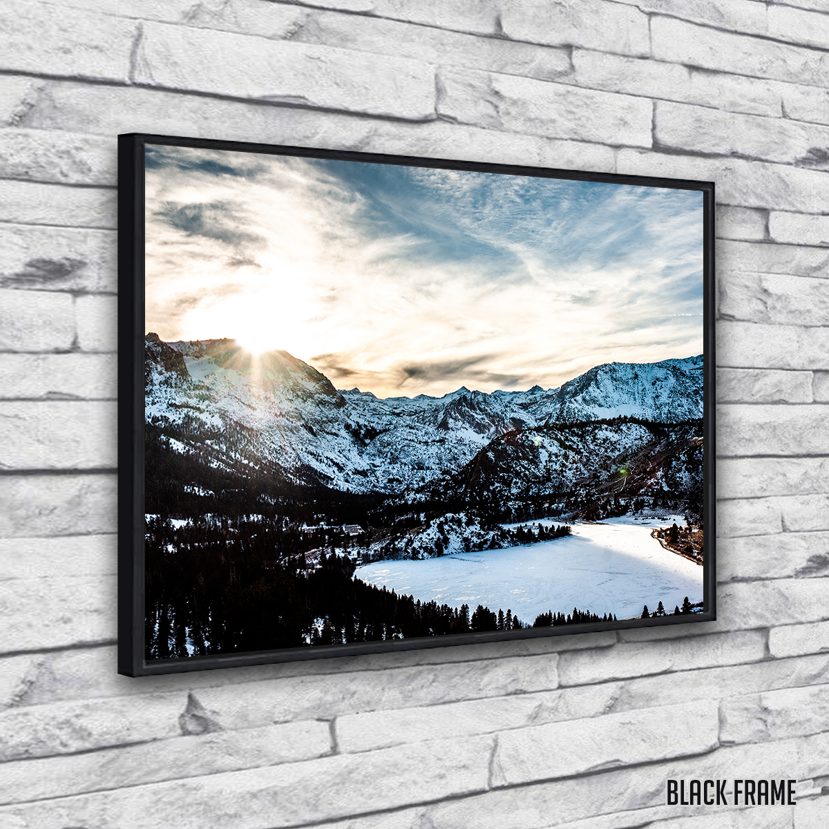 Stunning June Lake Sunset Wall Art by Kyle Sherry