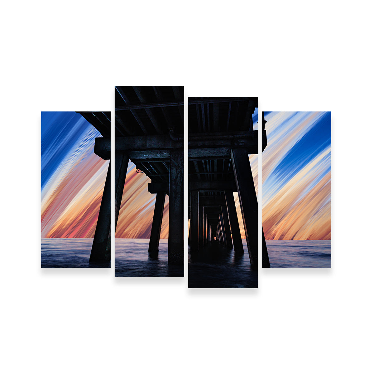 Stunning Under the Pier Wall Art by Eileen Rollin