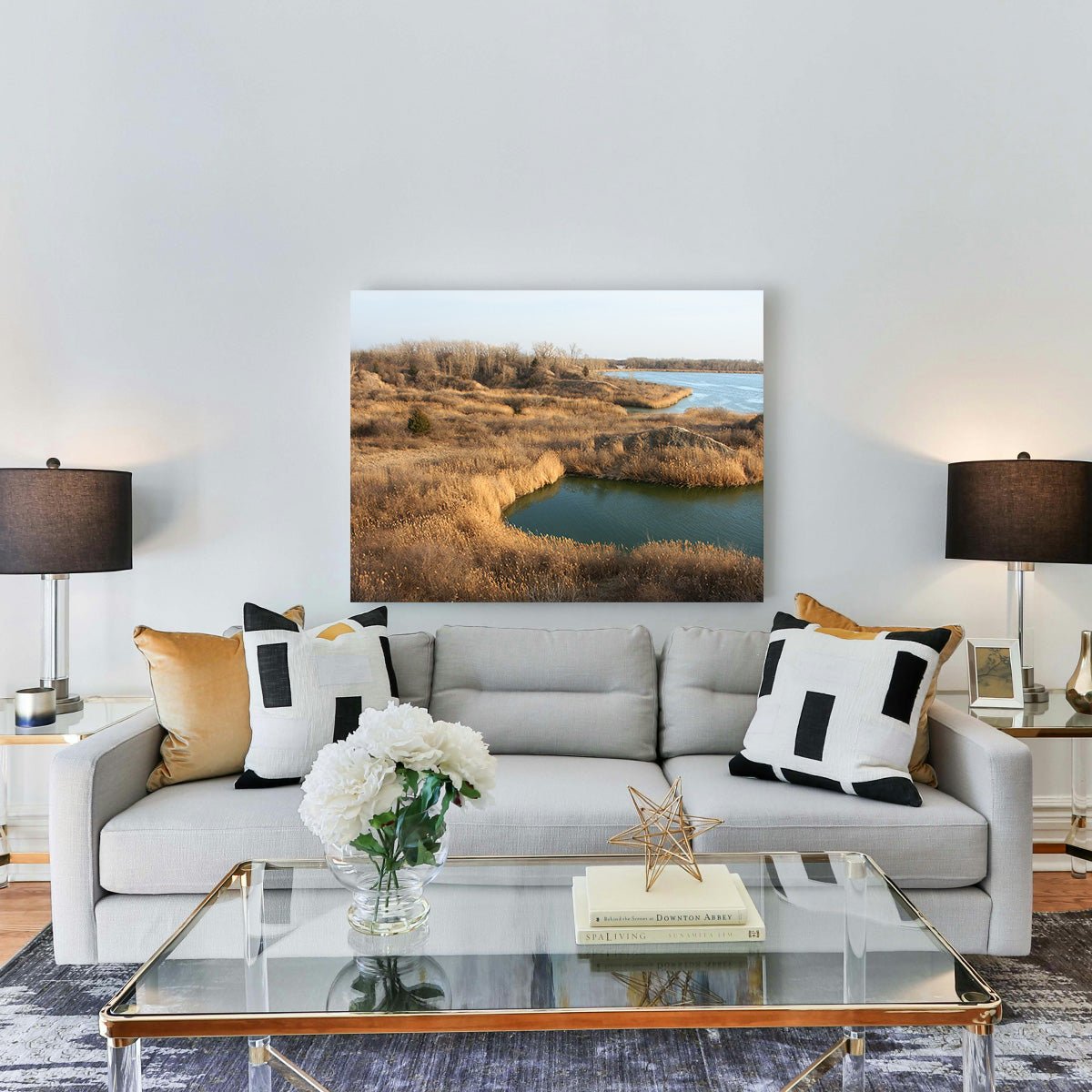 Stunning Mazonia Braidwood State Fish and Wildlife Area Wall Art - Sustainable Pine Frame Canvas