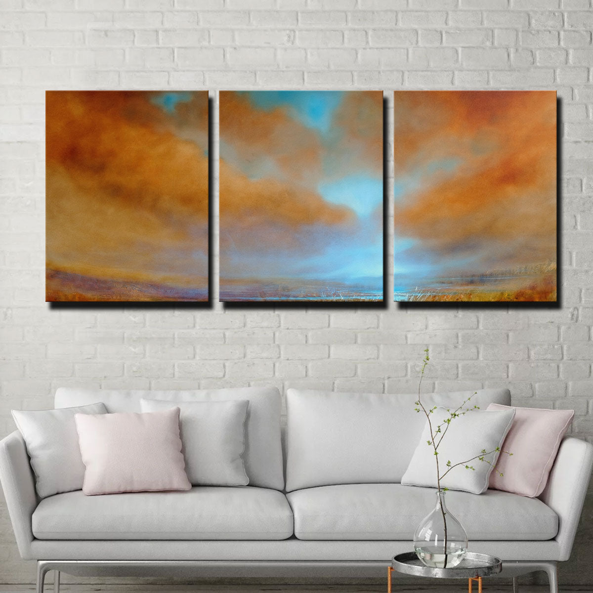 Farben Des Lichts Wall Art - Stunning Sustainable Pine Wood Framed Canvas Prints
