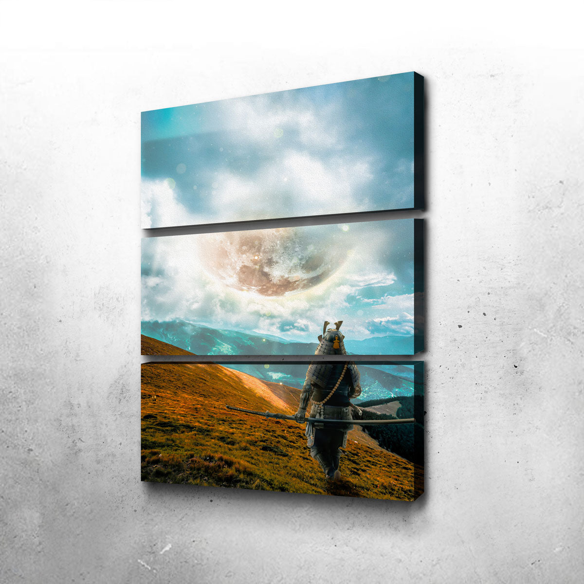 Enchanting Falling Moon Wall Art - A Captivating Decor Piece