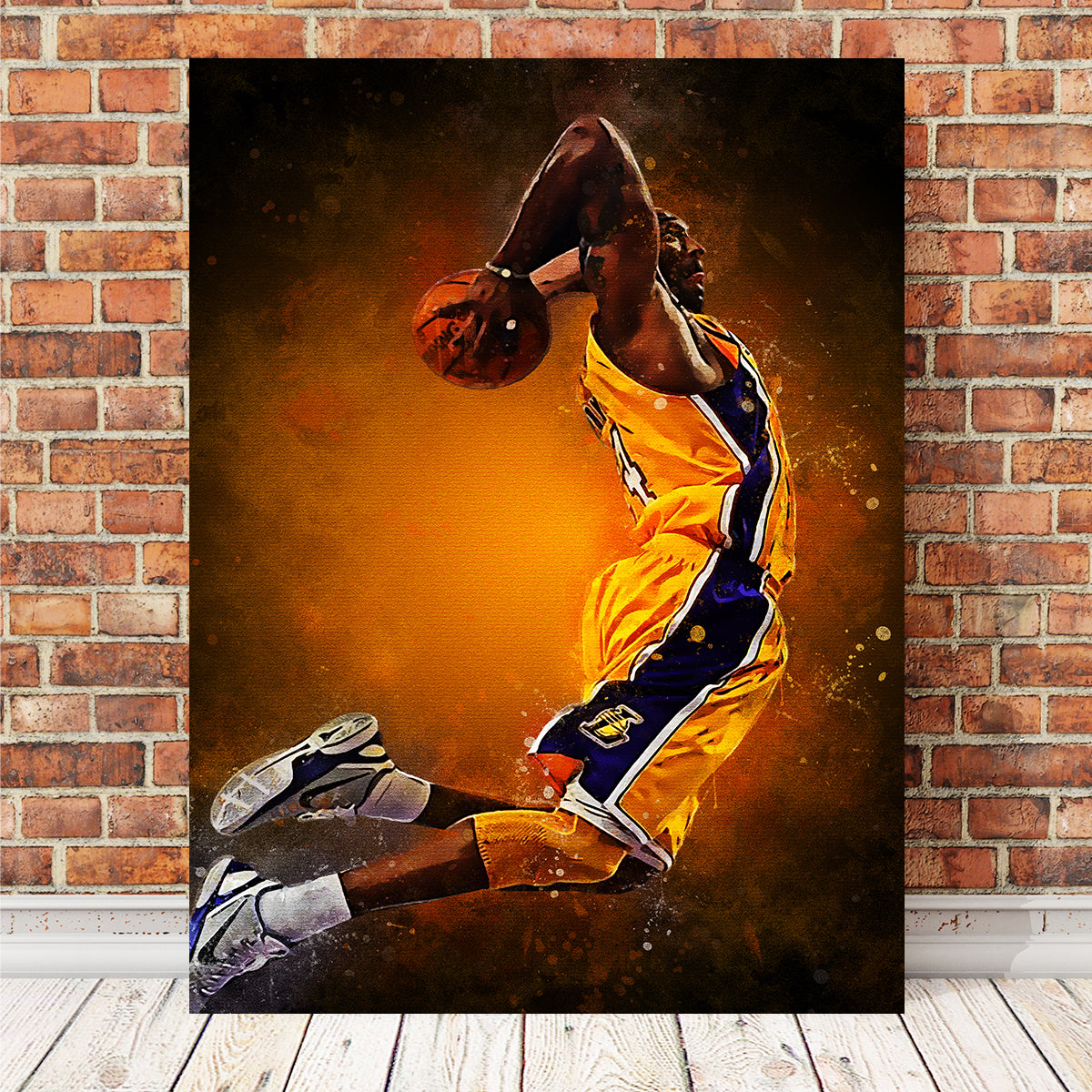 Stunning Kobe Bryant Painting Wall Art for Home Decor
