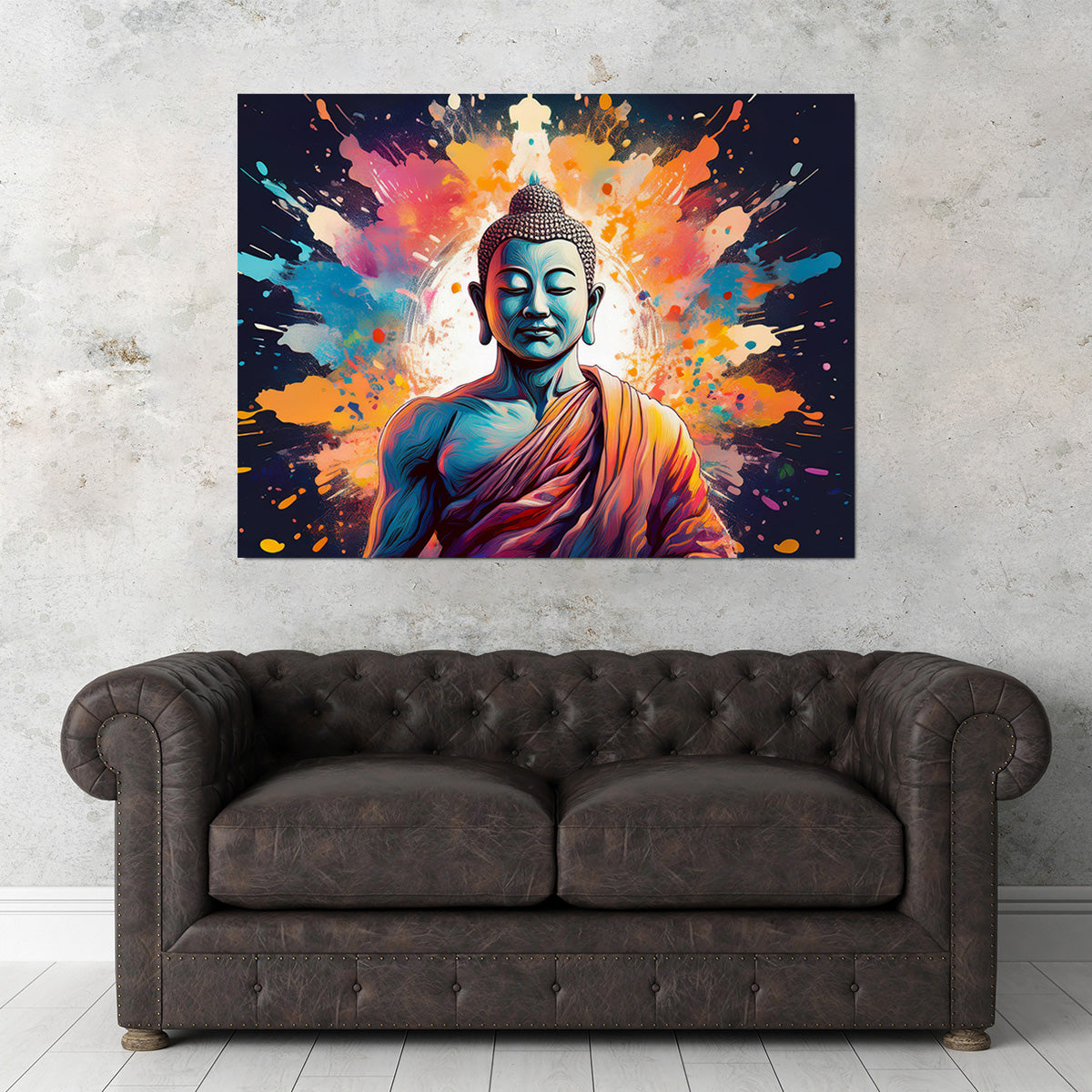 Exquisite Buddha Art Print on Museum-Quality Canvas