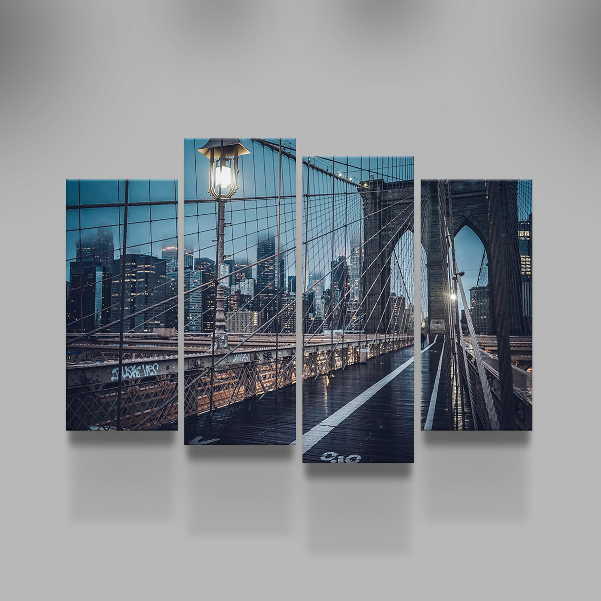 Stunning Bridge and Clouds Wall Art for Your Home Decor