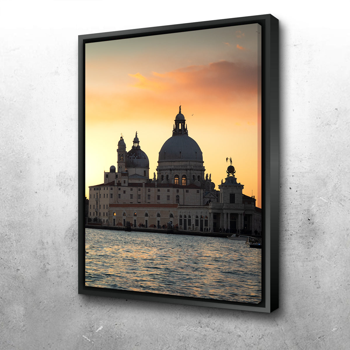 Stunning Venice Sunset Wall Art by Enzo Romano