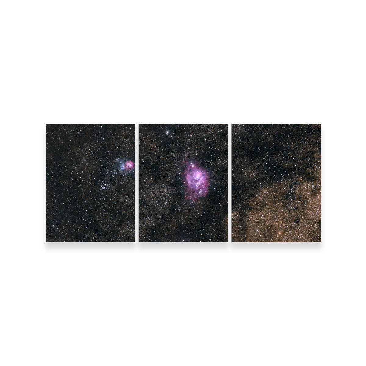 Stunning Lagoon and Trifid Nebula Wall Art by Sofia Leite Fonseca