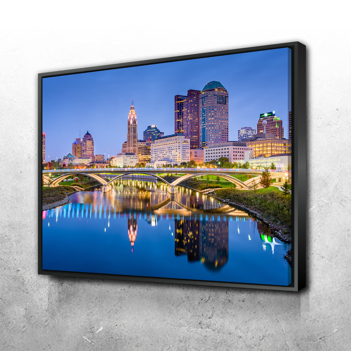 Exquisite Columbus Skyline Wall Art for Stunning Home Decor