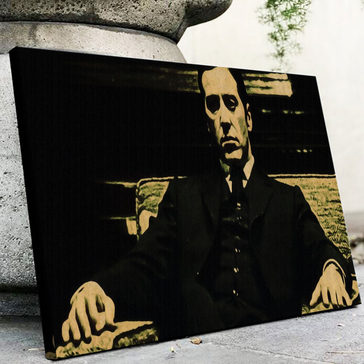Exquisite Corleone Wall Art - Sustainable Pine Wood Framed Canvas