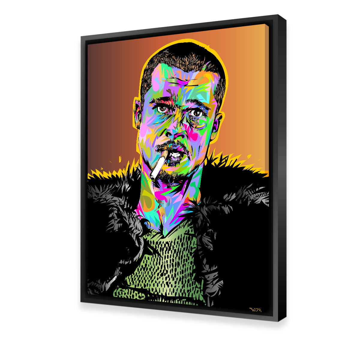 Brad Fight Club Stunning Wall Art for Home Decor