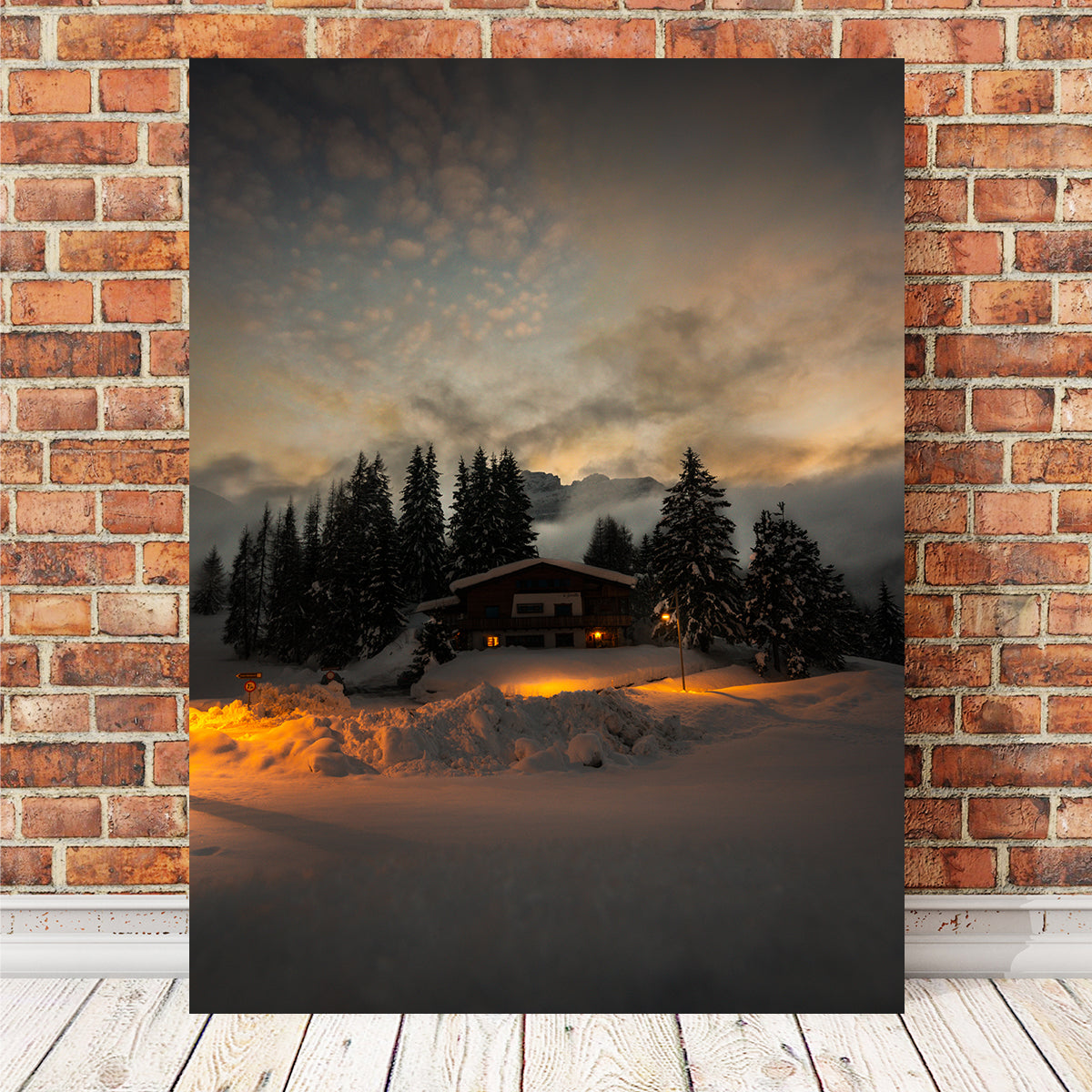 Stunning Winter III Wall Art by Enzo Romano