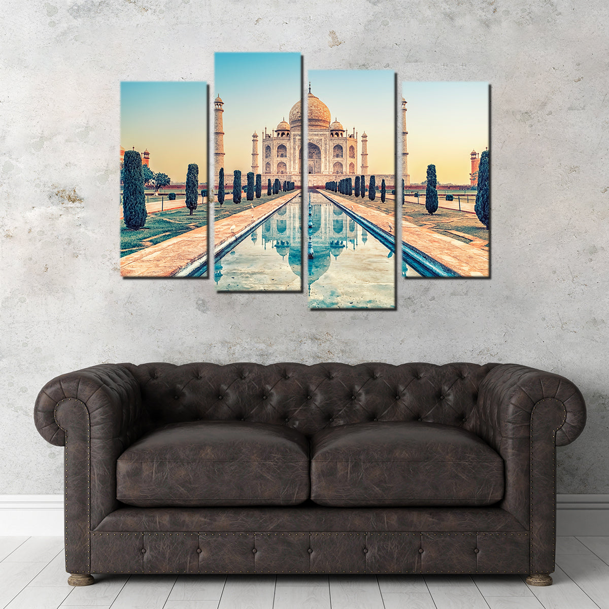 Exquisite Taj Mahal Mausoleum Wall Art by Manjik Pictures