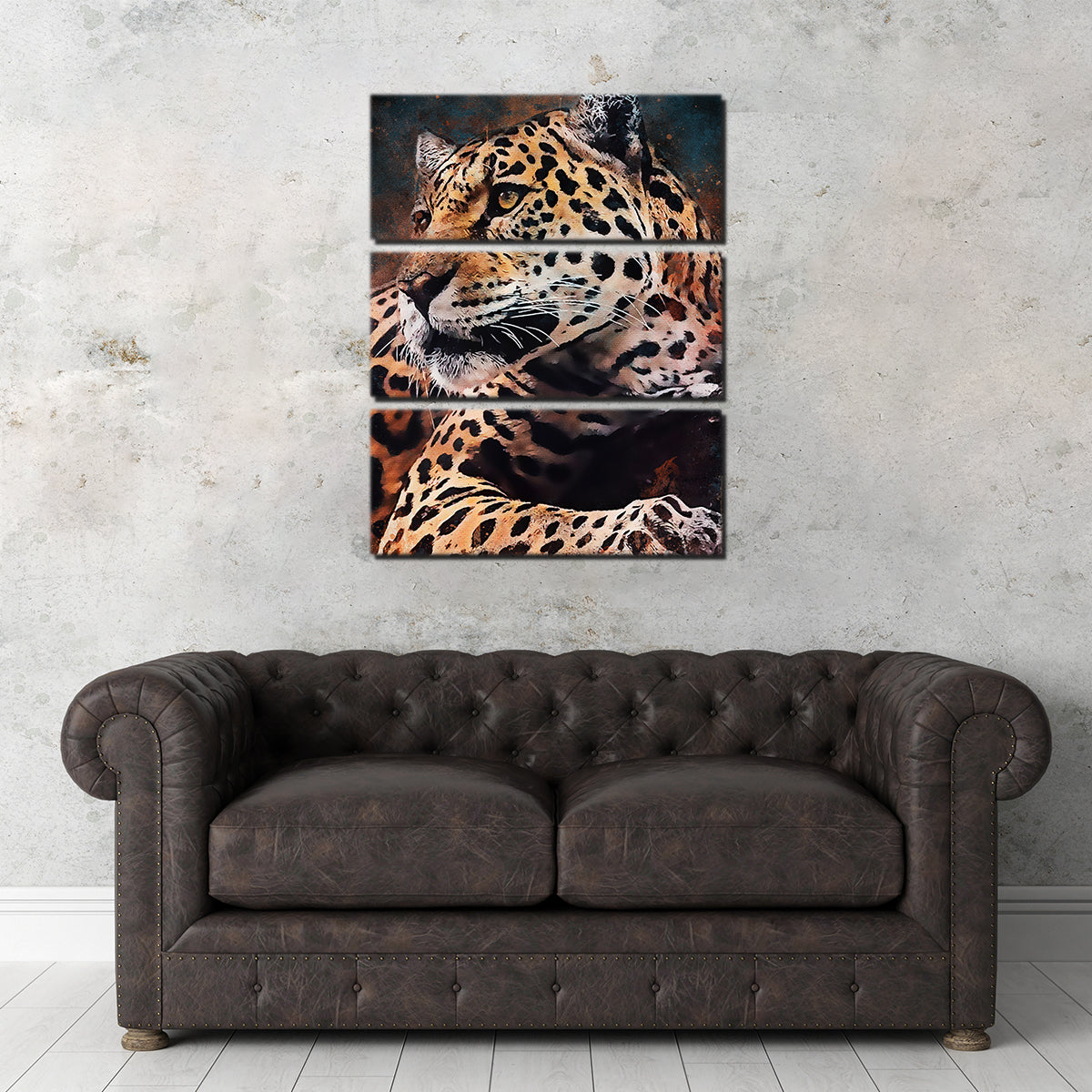 Exquisite Leopard Painting Wall Art for Stunning Home Decor