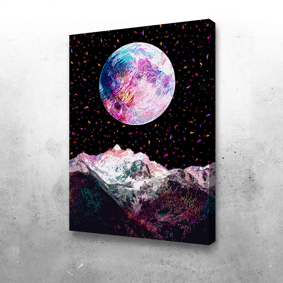 Stunning Moonscape 7 Wall Art by Gab Fernando