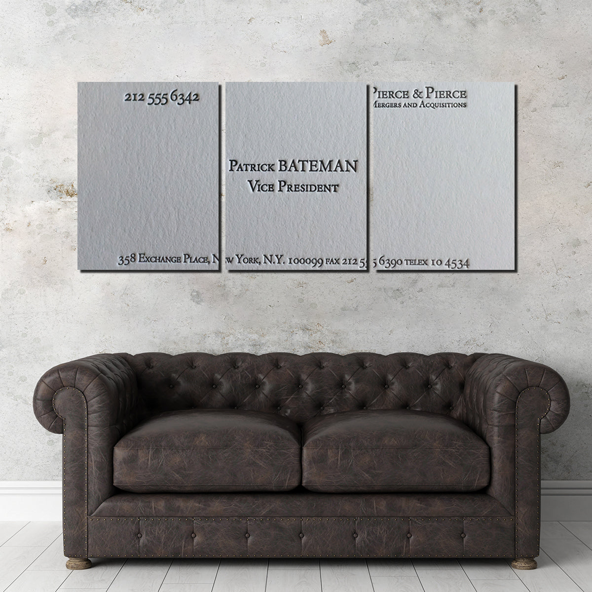 Stylish Business Card Wall Art for Office Decor