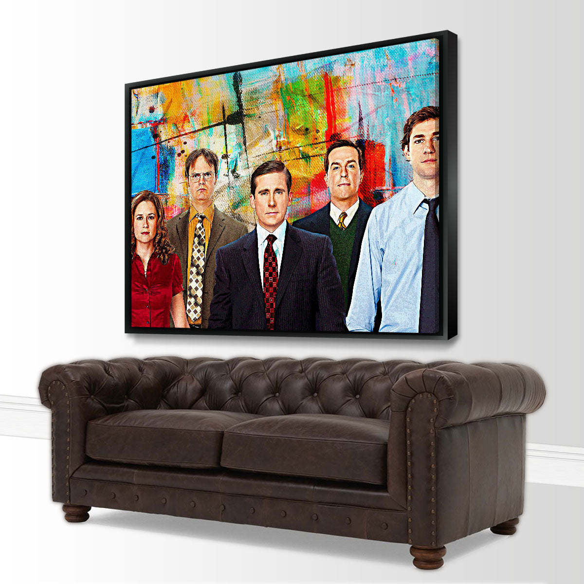 Exquisite The Office Wall Art - Sustainable Pine Wood Framed Museum Quality Canvas