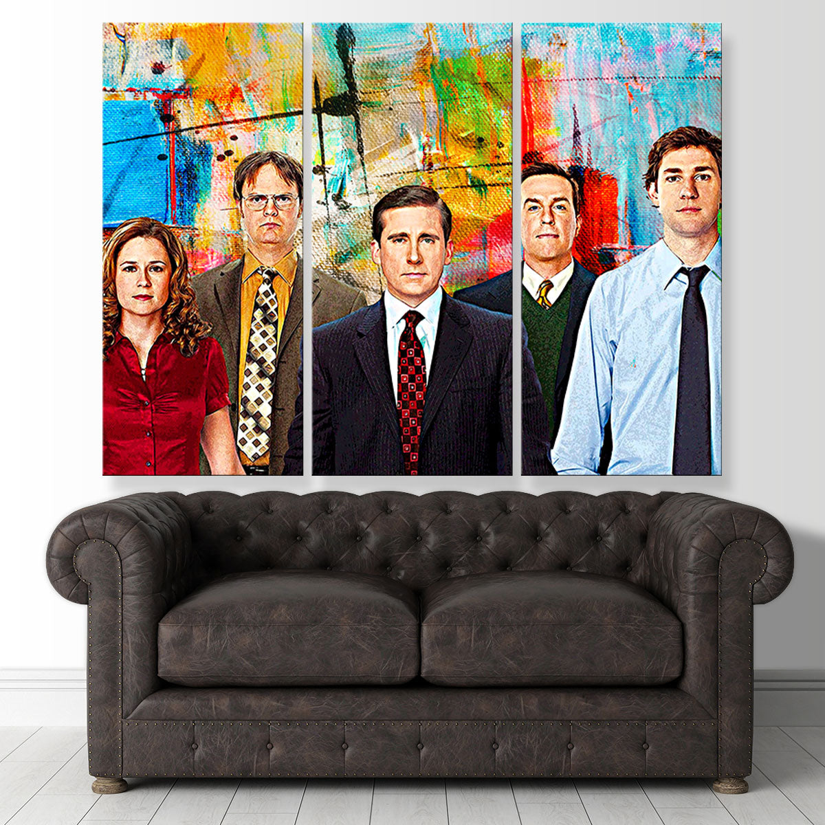 Exquisite The Office Wall Art - Sustainable Pine Wood Framed Museum Quality Canvas