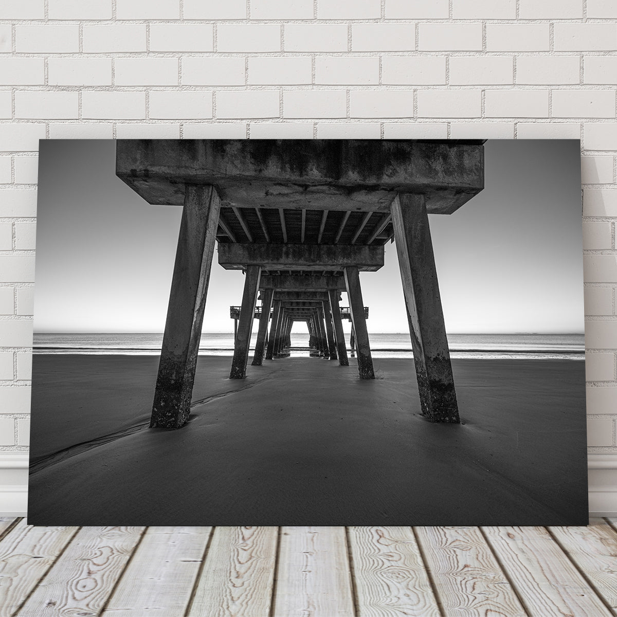 Stunning Tybee Island Black & White Wall Art by Barry Pack