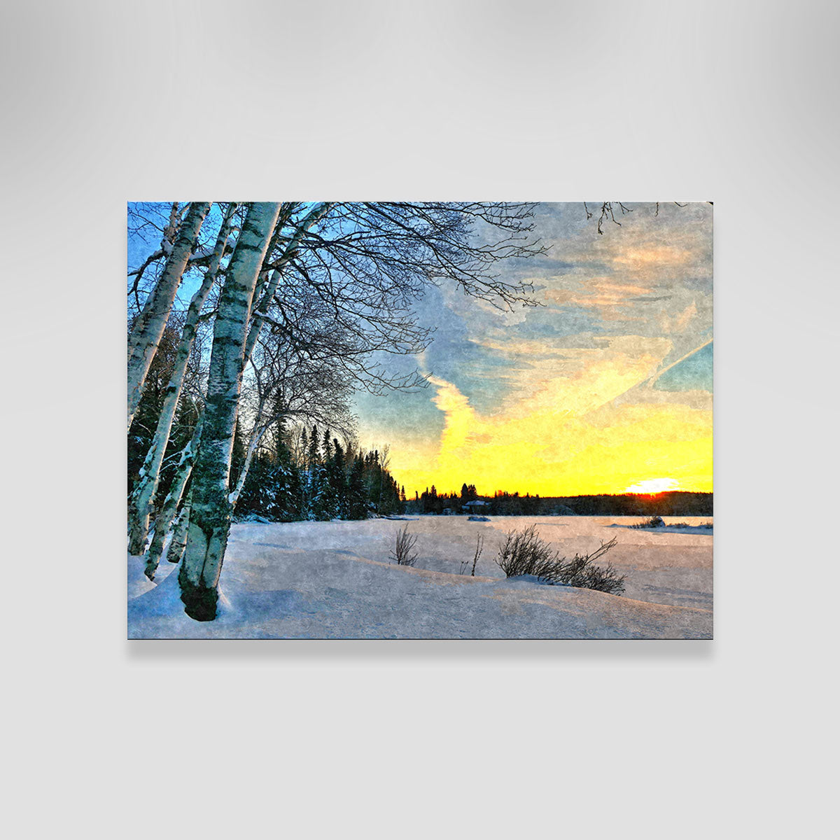 Denise Dundon's End Of A Winter's Day Stunning Wall Art